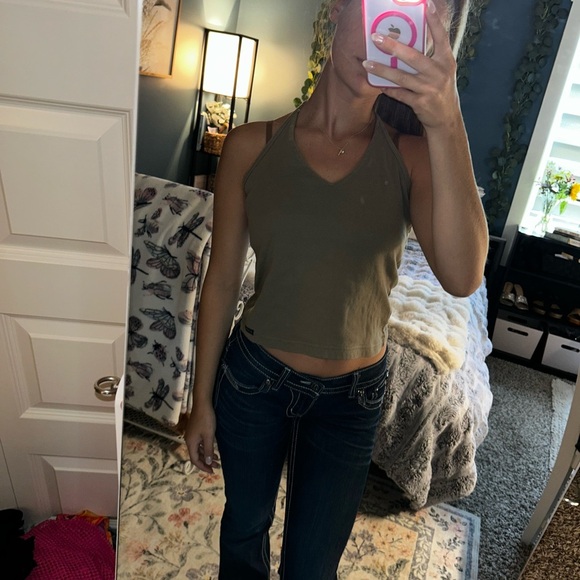 Guess Olive Green Tank Top - Picture 1 of 5
